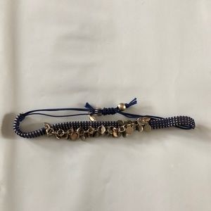 Chloe and Isabel Gold and Navy Bracelet